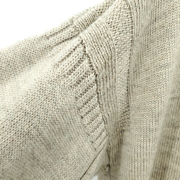 WooLovers 100% British Wool Crewneck Sweater L Tan - Picture 6 of 16